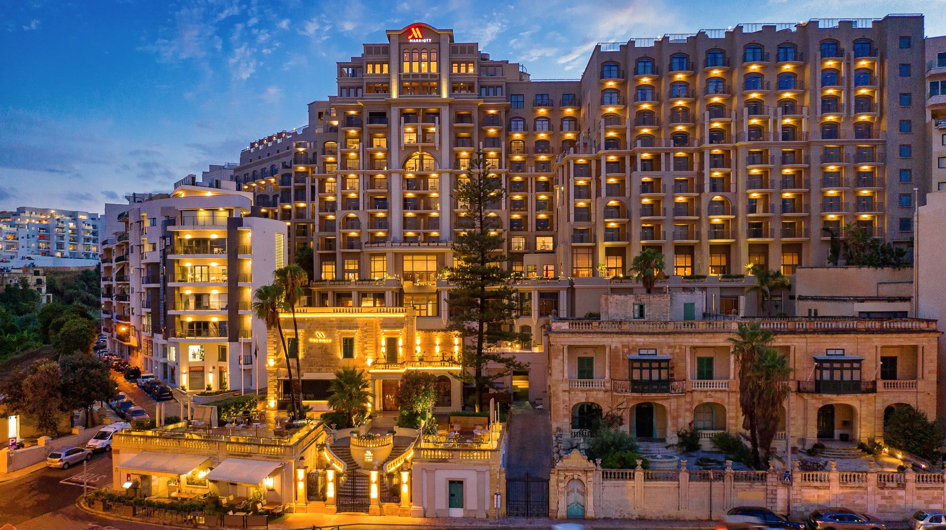 Schitterend 5-sterren resort aan de sfeervolle promenade van St. Julian's  Malta Marriott Resort & Spa